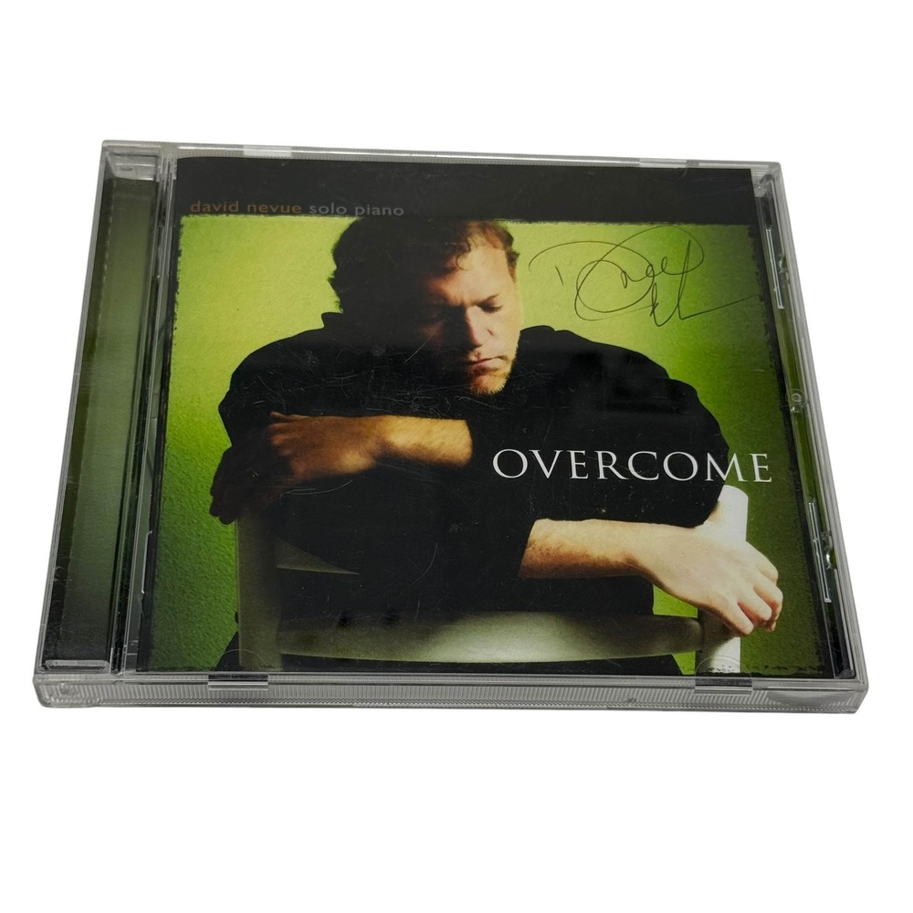 David Nevue Overcome Solo Piano CD Signed 2005 Contemporary Christian MRP3000CD